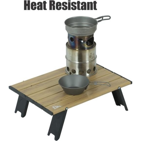 Ultralight Compact Mini Beach Picnic Folding Alu. Table with Carry Bag, Two Size - Picture 2 of 6